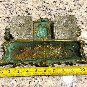 Antique Victorian inkwell
